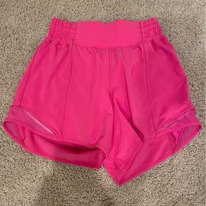 RARE sonic pink Hotty hot shorts !! 4 inch and high rise !